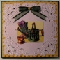Embossing Stickschablone Flower Stencil / Blume 2